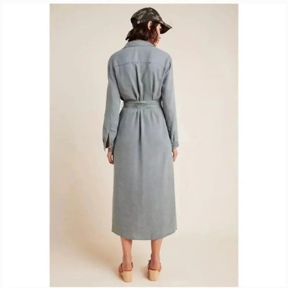 Moving Sale! 💘 By Cloth & Stone Chambray Hearth Shirtdress - Picture 3 of 10